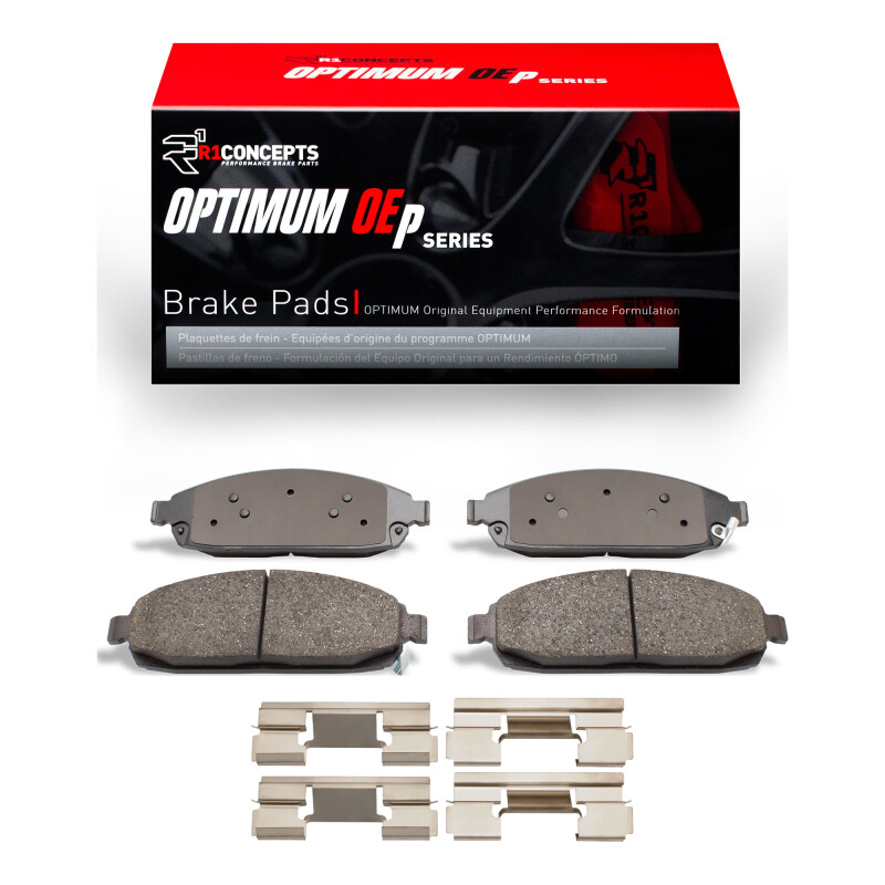 Jeep Grand Cherokee Brake Pads - Front - R1 Concepts - Optimum OE - `05-`10